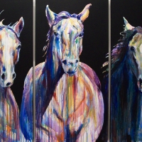 Ghost Riders in the Sky 48x72- SOLD